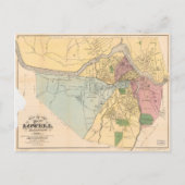 Carte de Lowell, Massachusets (1881) (Devant)