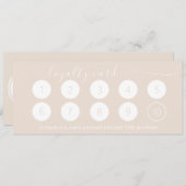 CARTE DE LOYAUTÉ BLANCHE OYSTER 10 AVEC LOGO D'AFF (Devant / Derrière)