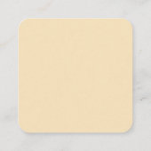 CARTE DE LOYAUTÉ CHIC CRÈME JAUNE 10 POUCES D'AFFA (Dos)