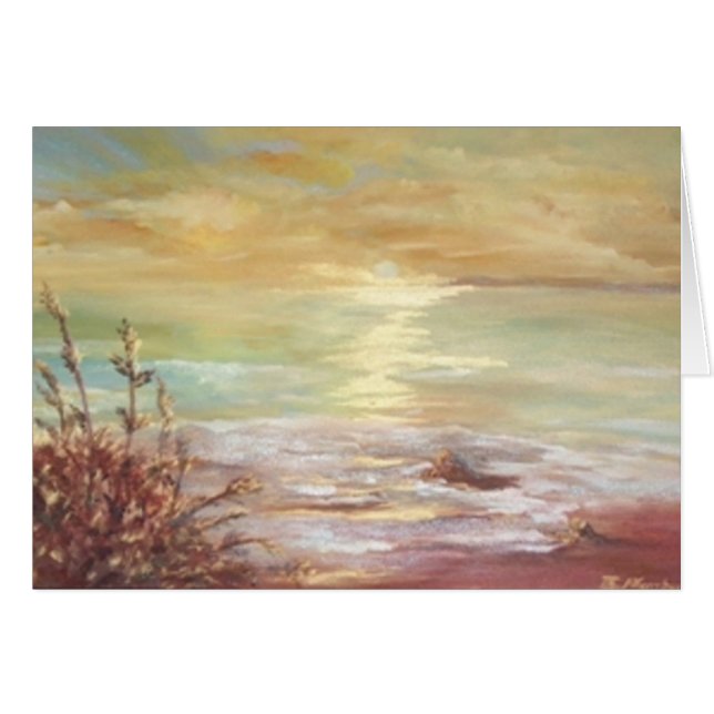 Carte de LUMIÈRE DU SOLEIL (Devant horizontal)