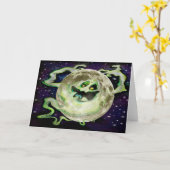 Carte de Lune Fantôme (Fleur jaune)