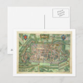 carte de Luneburg, de 'Civitates Orbis Terrarum' b (Devant / Derrière)