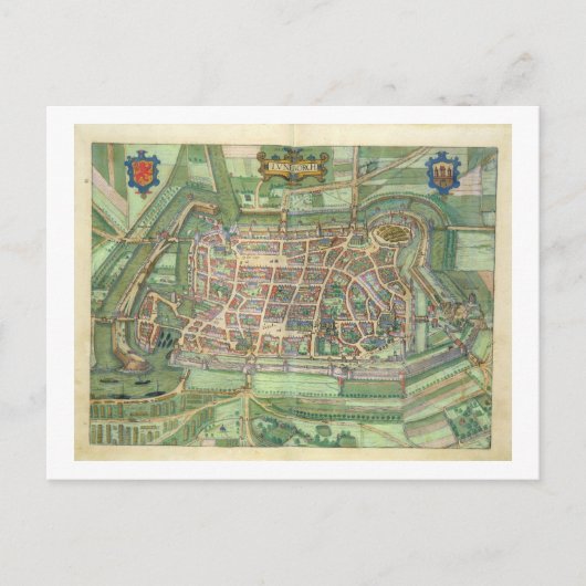 carte de Luneburg, de 'Civitates Orbis Terrarum' b (Devant)