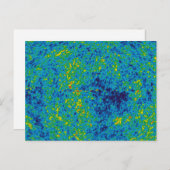 Carte de l'univers de la sonde à micro-ondes WMAP (Devant / Derrière)