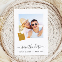 Carte de l'Utah Mariage photo Enregistrer la carte