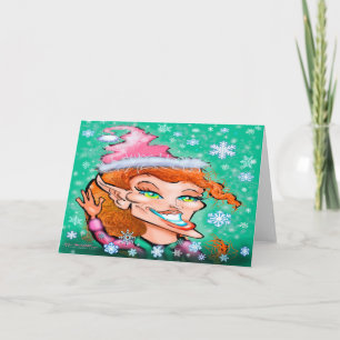 Carte de Lutin de Noël