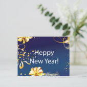 carte de luxe, Bonne année. (Debout devant)