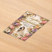 Carte de luxe éditable pour invitation de mariage (Poser)