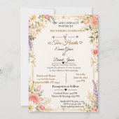 Carte de luxe modifiable pour invitation de mariag (Dos)
