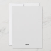 Carte de luxe Sleigh Christmas Flat Card (Dos)