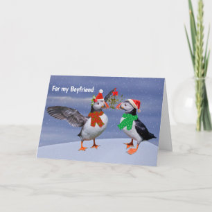 Carte de Macareux Festifs PETIT AMI