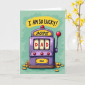 Carte de machine de jeu Lucky Dad (Fleur jaune)