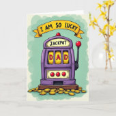Carte de machine de jeu Lucky Dads (Fleur jaune)