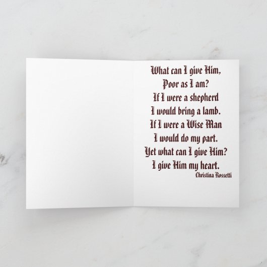 Carte de Madonna de Celtic (Intérieur)