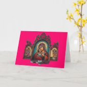 Carte de Madonna Tryptich (Fleur jaune)