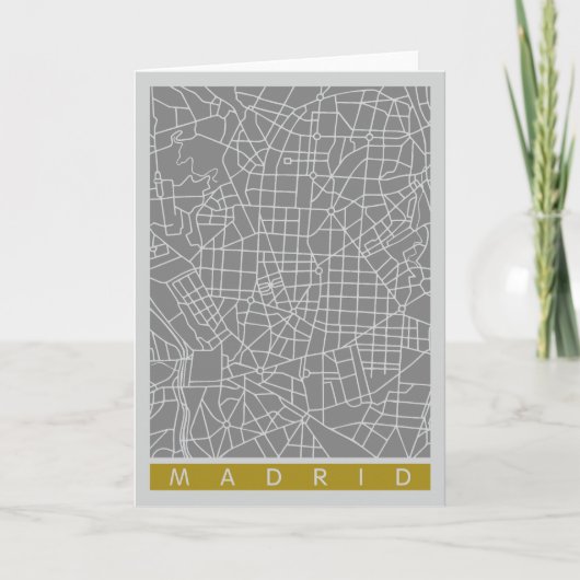 Carte de Madrid (Devant)