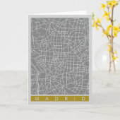 Carte de Madrid (Fleur jaune)