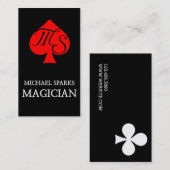 Carte de magicien Red Spades Poker (Devant / Derrière)