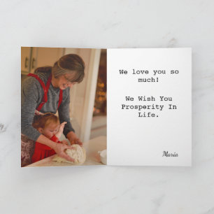Carte de maman d'anniversaire personnalisée