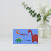 Carte de maman de dinosaures d'amusement (Debout devant)