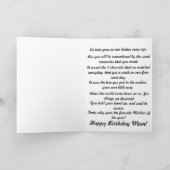 Carte de maman de joyeux anniversaire de papillon (Intérieur)