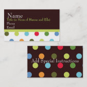 Carte de maman de poussin de hanche (Devant / Derrière)