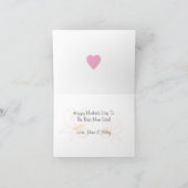 Carte de maman dessin animé avec ses jumeaux (Intérieur)