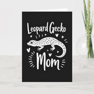 Carte de Maman Léopard Gecko Douce