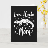 Carte de Maman Léopard Gecko Douce (Fleur jaune)