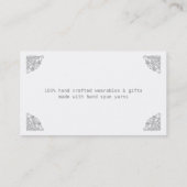 Carte de mammouth laineux d'éléphant de fil (Dos)