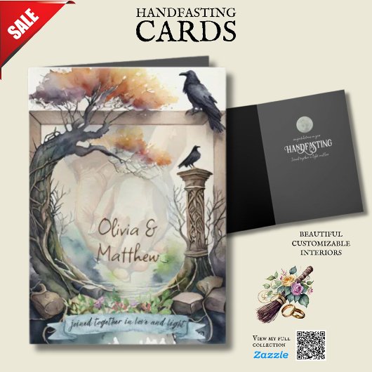 CARTE DE MANIPULATION PERSONNALISÉE PAGAN RAVENS �