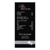 Carte de maquillage en rack Cosmetologie rose (Dos)