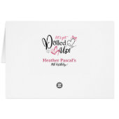 Carte de maquillage pliée (Dos Horizontal)