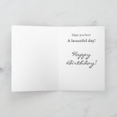 Carte de marbre de joyeux anniversaire (Intérieur)