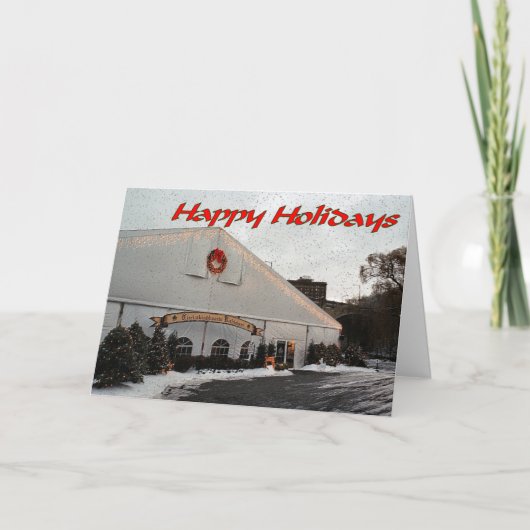 Carte de marché de Noël (Devant)