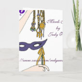 Carte de mardi gras (Dos)