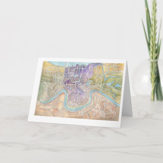 Carte de mardi gras NOLA (Devant)