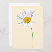 Carte de marguerite (Devant / Derrière)