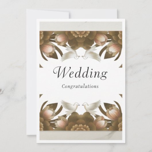 CARTE DE MARIAGE (Dos)