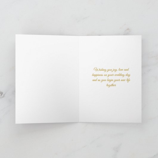 Carte de Mariage (Intérieur)