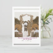 CARTE DE MARIAGE (Debout devant)