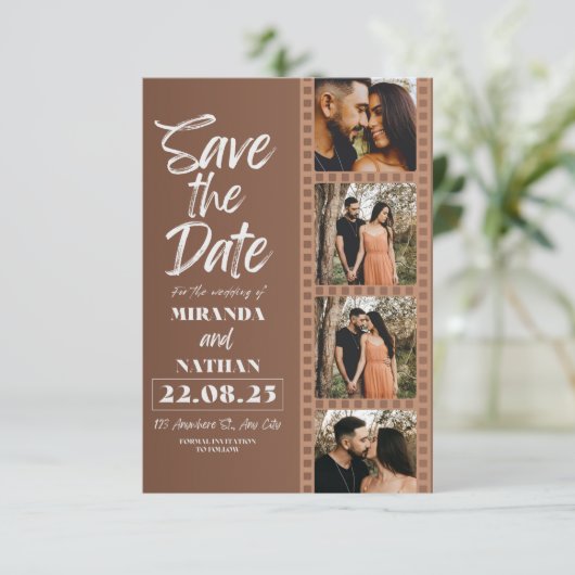 carte de mariage (Debout devant)