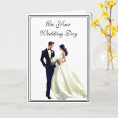 Carte de Mariage (Fleur jaune)