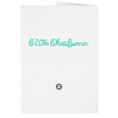 carte de mariage (Dos)