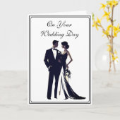 Carte de Mariage (Fleur jaune)