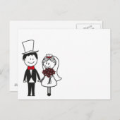 Carte de mariage (Devant / Derrière)