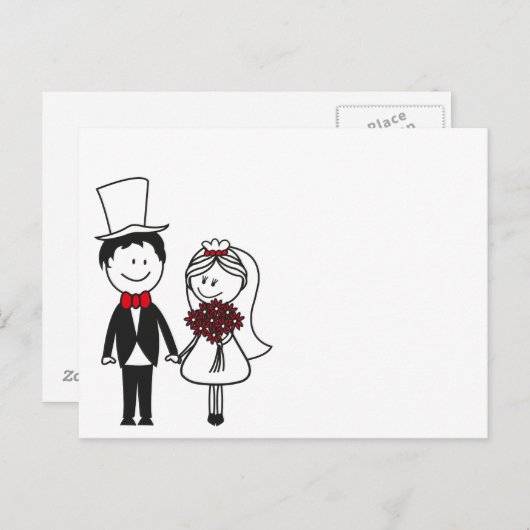 Carte de mariage (Devant / Derrière)