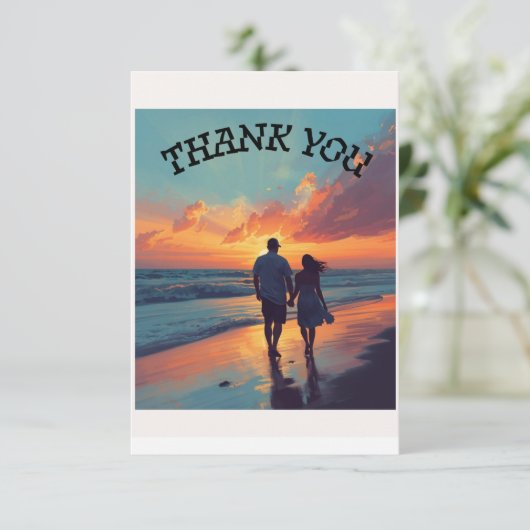 Carte de mariage (Debout devant)