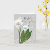 Carte de Mariage (Fleur jaune)