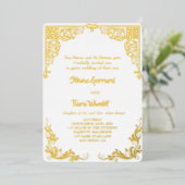 Carte de mariage  (Debout devant)